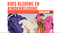 Desktop Screenshot of kids-kleding.nl