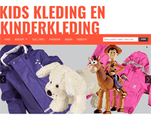 Tablet Screenshot of kids-kleding.nl